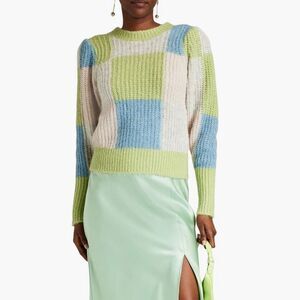 by TiMO Color-Block Ribbed-Knit Sweater